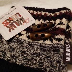 MUK LUK sweater boot topper